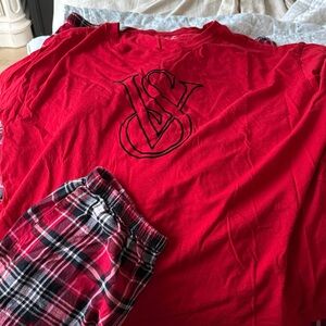 Victoria's Secret Red Pajama Set